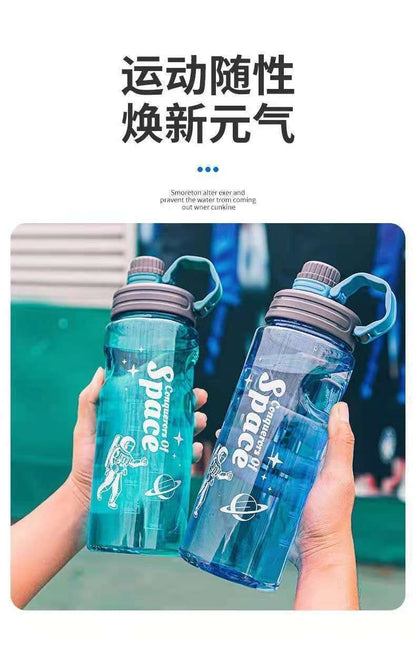 Super Large Capacity Space Cup Men's and Women's Sports Fitness Kettle Water Cup Anti-fall Explosion-proof Space Cup High Temperature Resistant Large Water Cup