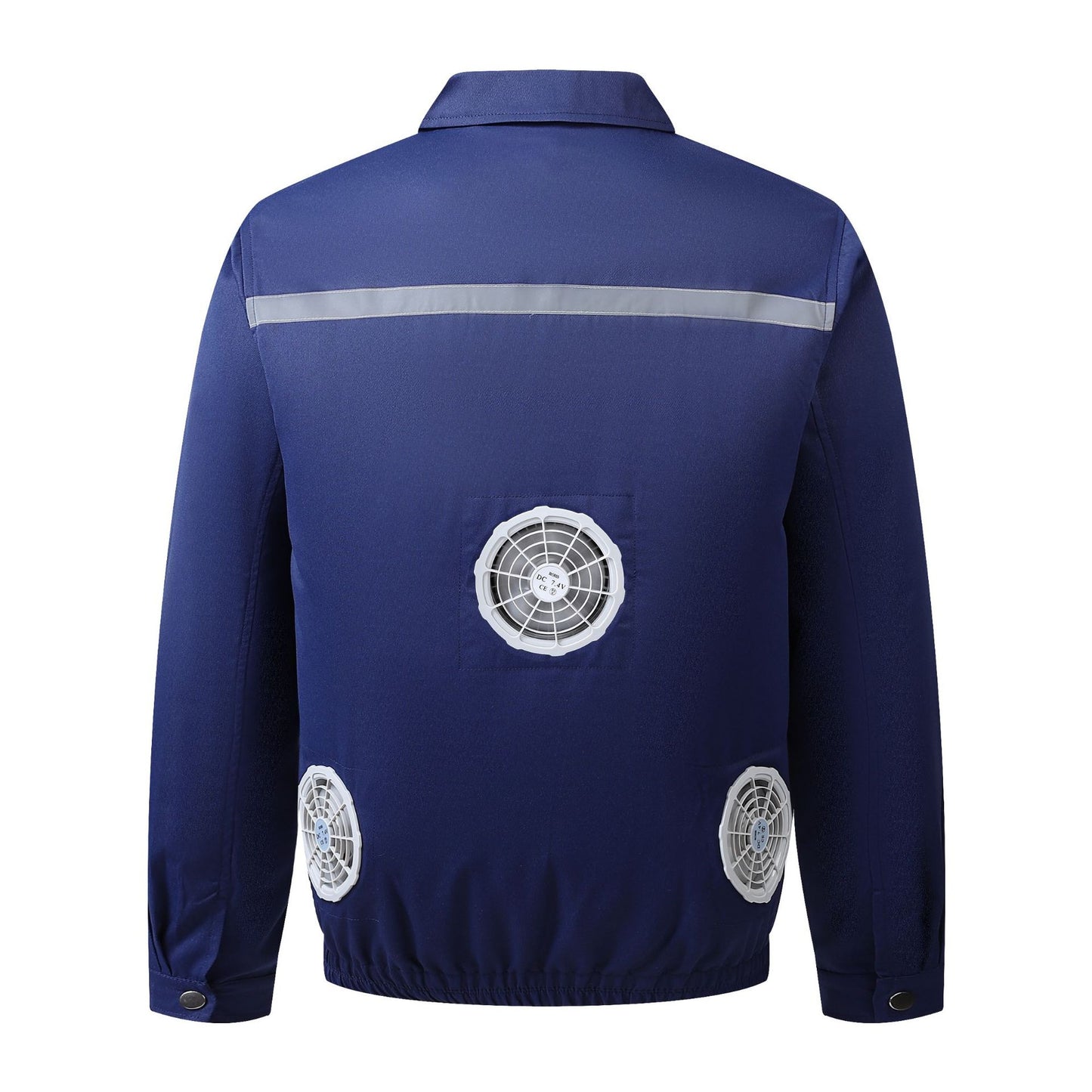 Summer Air Conditioning Clothing Clothes with Three Fans Heatstroke Prevention and Cooling Work Clothing for Men's Construction Site Heatstroke Prevention and Refrigeration Labor Protection Clothing