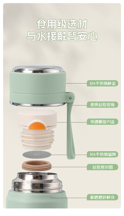 Stainless Steel Mini Thermos Cup Wholesale High-Value Vacuum Bullet-Shaped Portable Pocket Thermos Water Bottle Custom-Made