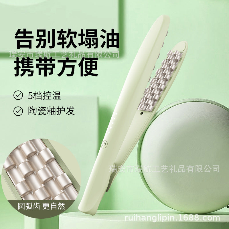 Arc Teeth Fluffy Splint Tin Paper Perm Pad Hair Short Small Lazy Man Artifact Male Hair Root Ironing Iron Curling Rod Female