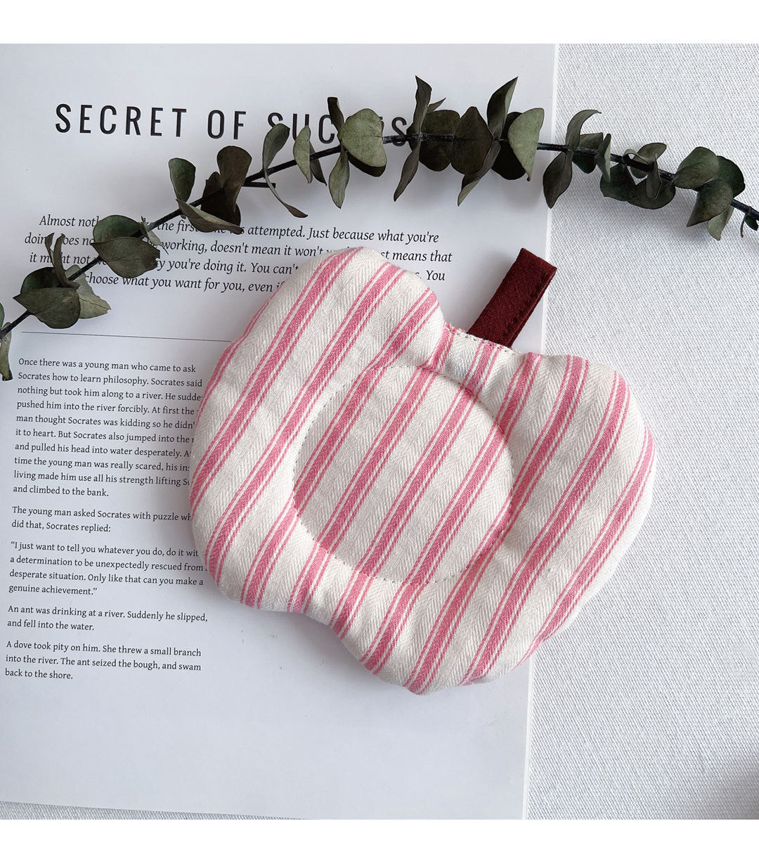 Meizuo Elements Korean-Style Ins-Style Apple Quilted Coasters Fabric Tea Coasters Cute Anti-Scalding Mats Factory Direct Sale