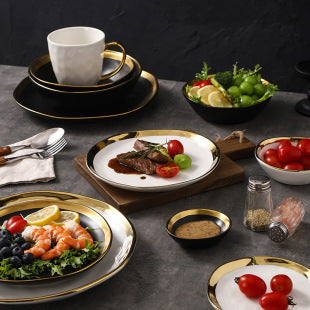 Retro Japanese Style Ceramic Bowl Creative Personality Household Rice Bowl Restaurant Special Snack Bowl Dessert Salad Bowl