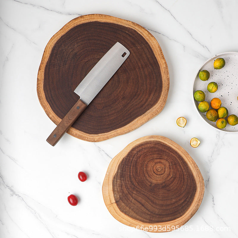 Creative Simple Solid Wood Cutting Board Natural Acacia Cutting Board Cutting Board Cutting Board Fruit Cutting Board Original Cutting Board