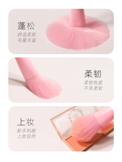 New Cross-Border Makeup Brush Set 17 Candy-Colorfuled Macaron Colorful Brush Loose Powder Brush Eyebrow Brush Factory Direct Sale