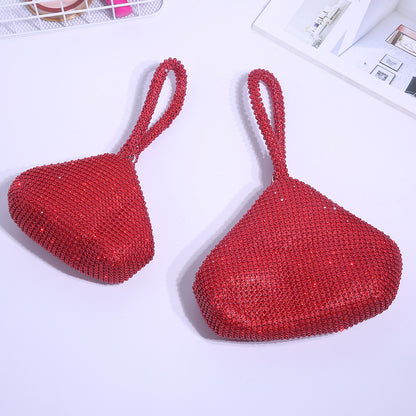 Cross-border Rhinestone Clutch Fashion Portable Cosmetic Bag Mine Bag Women's European and American Style Evening Bag Handbag