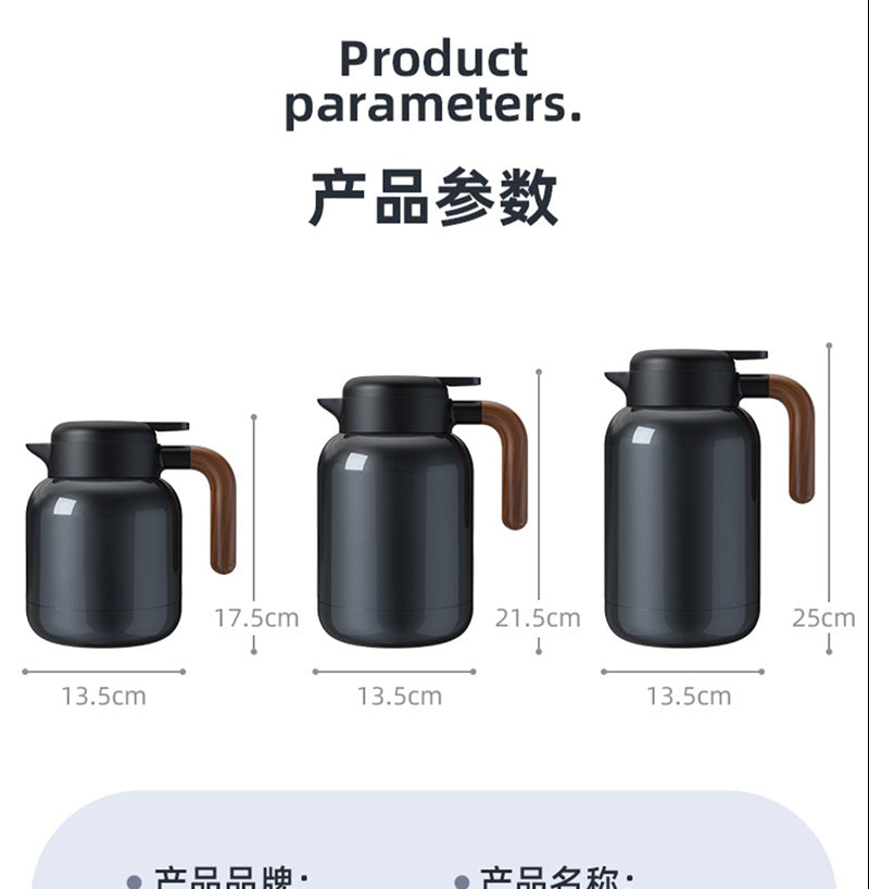 316L Stainless Steel Insulated Large Capacity Kettle for Home Use, Thermos for Tea, Dedicated for Warming Tea, Water Separation, and Stewing Tea Kettle