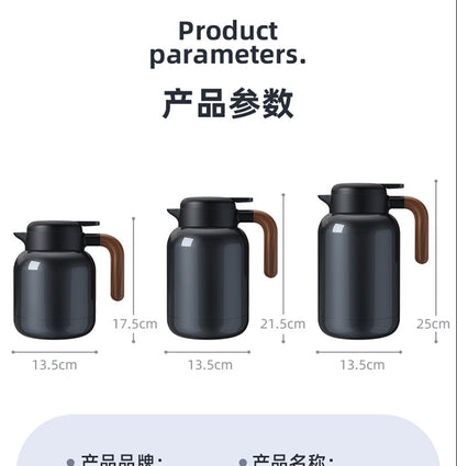 316L Stainless Steel Insulated Large Capacity Kettle for Home Use, Thermos for Tea, Dedicated for Warming Tea, Water Separation, and Stewing Tea Kettle