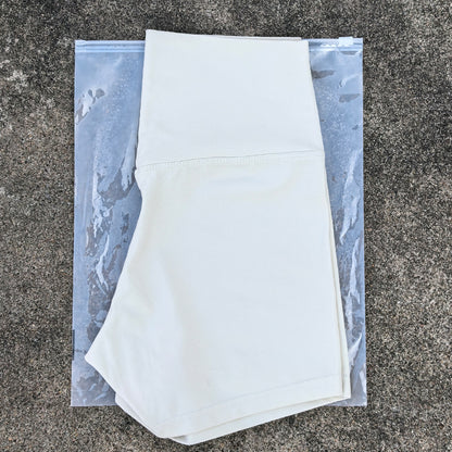 New Nude High-Waist Brushed Shorts Yoga Wear Nylon Shorts Women's Tight Yoga Three-Point Sports Shorts Peach
