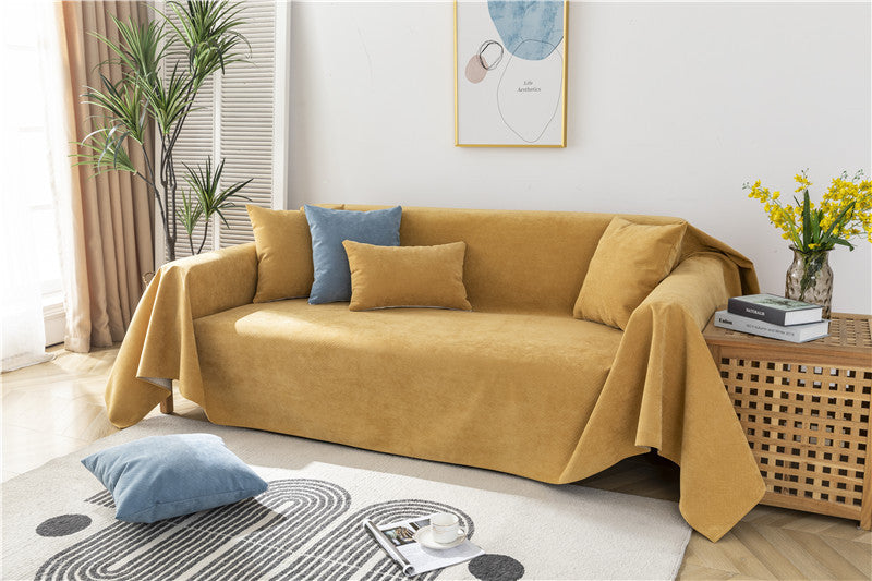 Four Seasons Universal Waterproof Sofa Towel Urine-proof Cat-scratch-proof Sofa Cover Cloth Towel Chenille Non-slip Non-sticky Sofa Cover