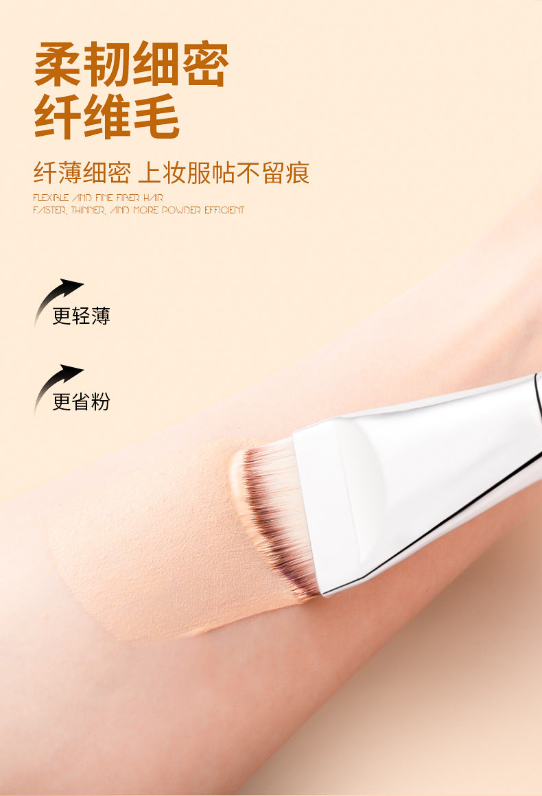 Cross-border oblique head foundation concealer makeup brush mask foundation liquid seamless application professional beauty tools manufacturers wholesale