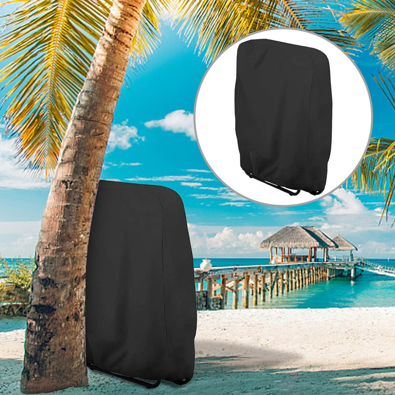 210D Folding Recliner Cover Balcony Garden Courtyard Anti-Blow Dustproof Cover Protective Cover Windproof and Uv Resistant
