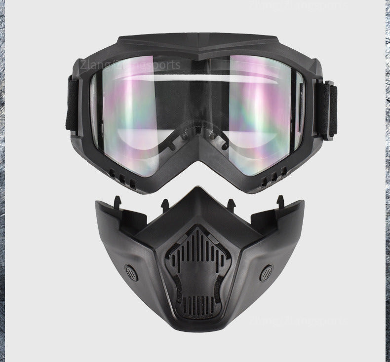 Zlang tactical mask outdoor riding cross-country skiing goggles mask lens 3mm outdoor CS protective equipment