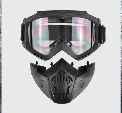 Zlang tactical mask outdoor riding cross-country skiing goggles mask lens 3mm outdoor CS protective equipment