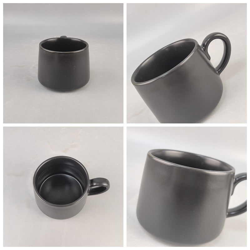 Solid Color Ceramic Mug Custom-made Cup Simple Nordic Style Ceramic Drinking Cup Milk Cup Breakfast Cup Coffee Cup