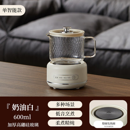 Health Pot Household Multifunctional Full Glass Tea Maker Kettle Small Office Flower Tea Pot Electric Cup Gift