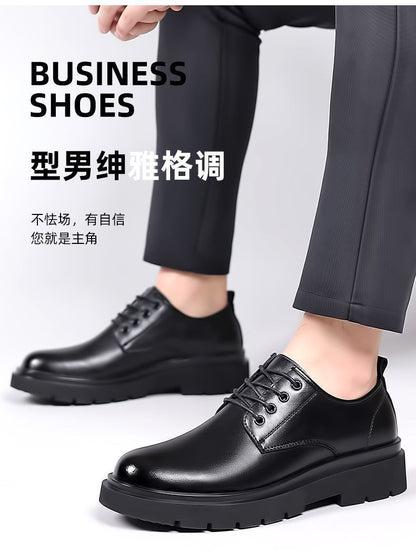 [100% full cowhide] special clearance processing leather shoes men's shoes genuine leather soft bottom non-slip business casual shoes