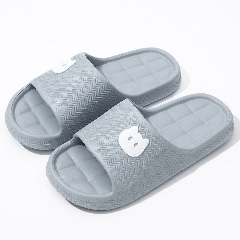 Stepping on excrement feeling sandals and slippers women's summer new home non-slip bathroom home men's eva cool tray factory wholesale cross-border