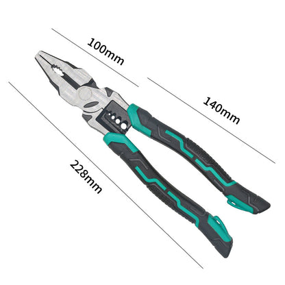 Multifunctional wire stripping pliers pointed mouth miter pliers 8 inch vice electrical wire stripping pliers eccentric labor-saving and durable