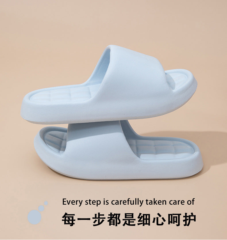 Stepping on excrement feeling sandals and slippers women's summer new home non-slip bathroom home men's eva cool tray factory wholesale cross-border