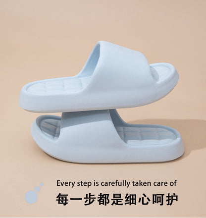 Stepping on excrement feeling sandals and slippers women's summer new home non-slip bathroom home men's eva cool tray factory wholesale cross-border