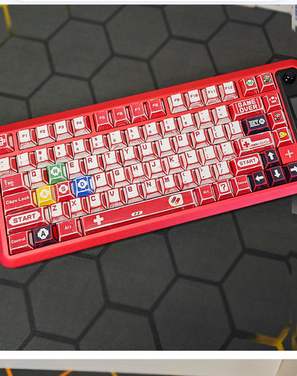 Gundam Comic Hundred Mixed Lamp Key Cap Original Height 136 Key Full Set Classic Simple Mechanical Keyboard Key Cap Key Meow