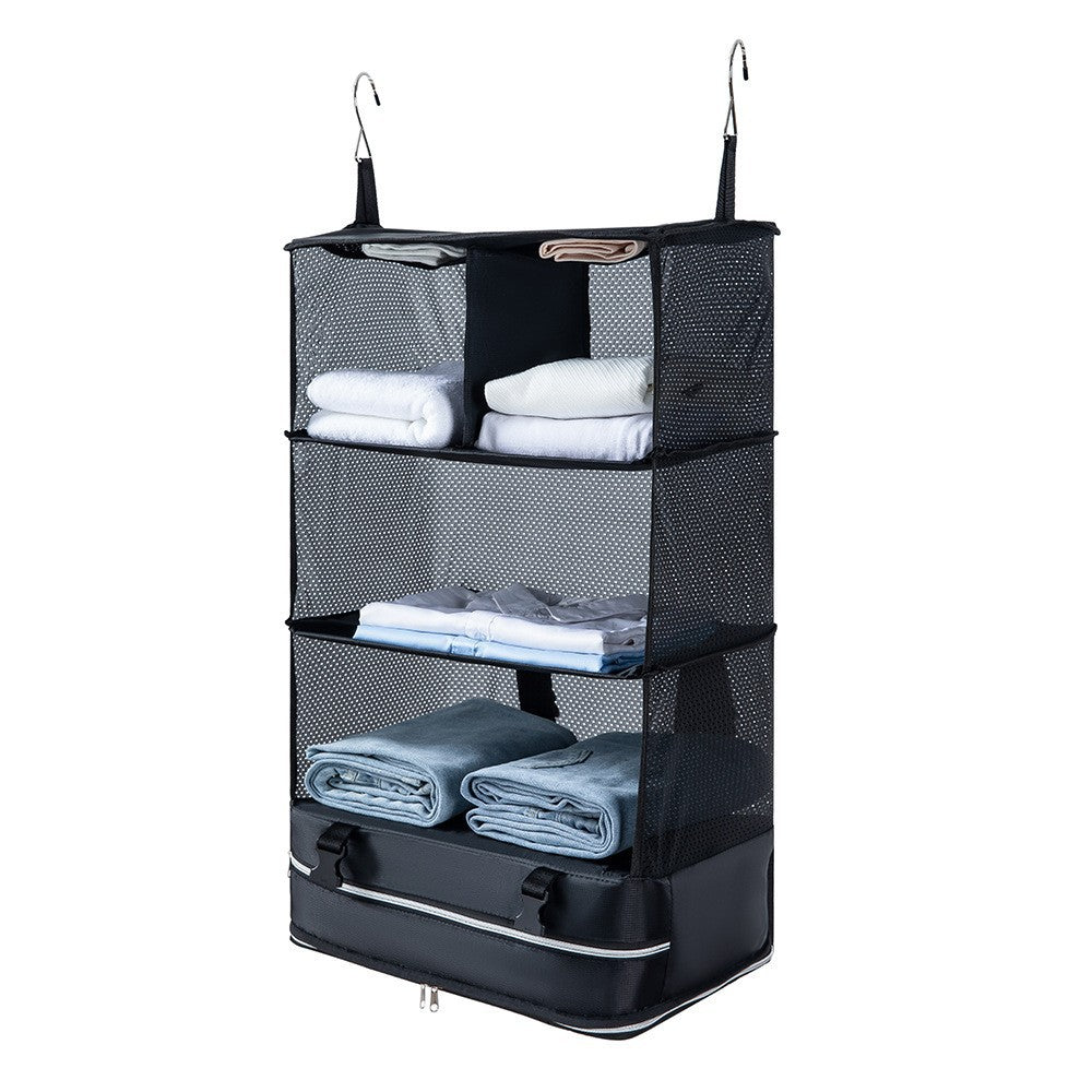 Amazon Outdoor Storage Travel Organizer Hanging Bag Suitcase Multifunctional Wardrobe Hanging Clothes Storage Bag