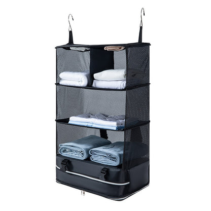 Amazon Outdoor Storage Travel Organizer Hanging Bag Suitcase Multifunctional Wardrobe Hanging Clothes Storage Bag