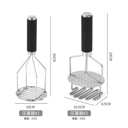 Stainless Steel Potato Mud Press Potato Mudder Manual Press Potato Mudder Manual Double Layer Mudder