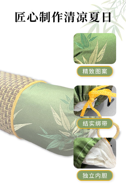 Mugwort Cervical Spine Pillow Mat Cylindrical Pillow Pure Mugwort Household Cervical Spine Cylindrical Candy Mugwort Pillow Manufacturer Wholesale
