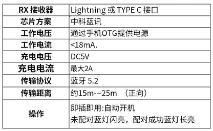 The new adsorption type one drag two wireless collar clip microphone round live mobile phone photography magnetic collar clip radio microphone