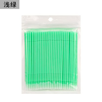 New wholesale long head cotton swab eyelash tattoo nail cleaning cotton swab eyelash disposable long thread cotton swab