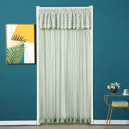 New Lace Anti-Mosquito Curtains, Door Curtains, Gauze Curtains, Entry Double-Layer Silent Bedroom Curtains, Fly-Proof Summer Curtains, Door Curtains