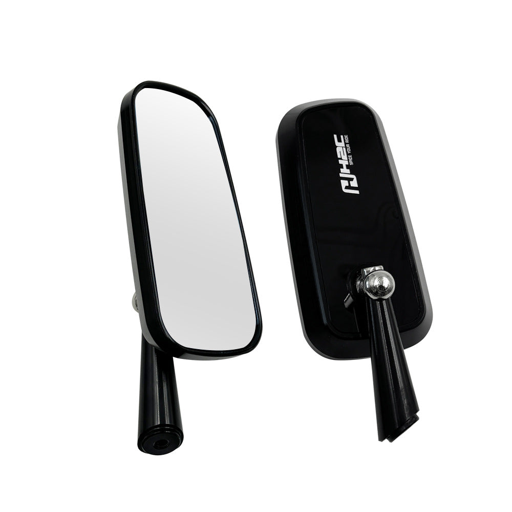 CNC aluminum rearview mirror electric motorcycle modification universal rearview mirror blue mirror anti-glare