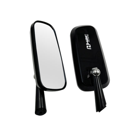 CNC aluminum rearview mirror electric motorcycle modification universal rearview mirror blue mirror anti-glare