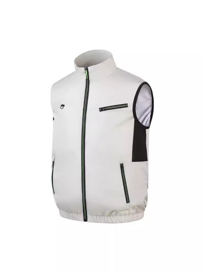 New sleeveless fan clothing air conditioning clothing summer outdoor heatstroke cooling clothes with fan Japan and South Korea cross-border wholesale