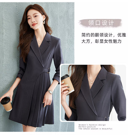 Gao Ding Light Luxury Suit dress Women's 2024 New Business Wear Business Commuter Gold Store Sales Department Work Clothes