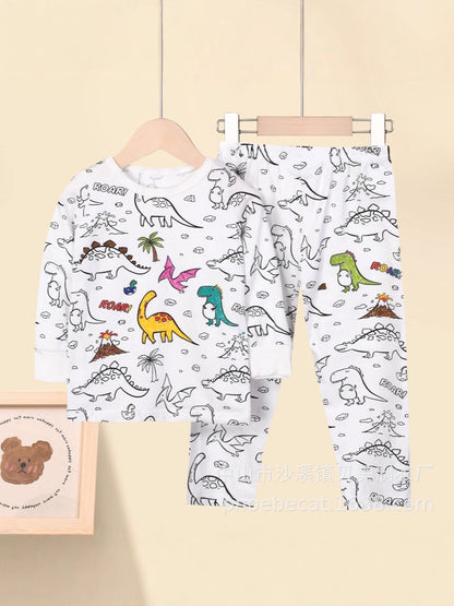 Foreign Trade Independent Stand Pull-Up Cotton Girls Sketch Coloring Comfortable Kidsren's Set Fun DIY Hand-Painted Class a Graffiti