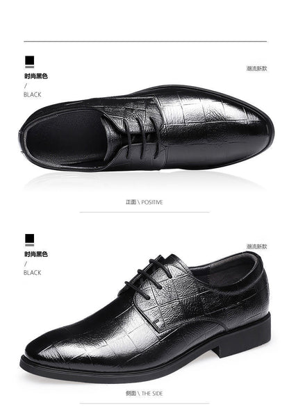 Ba Totem Summer Men's Shoes Genuine Leather Hollow Breathable Leather Shoes Men's Shoes Men's Korean Fashionable Business Dress Shoes Men's