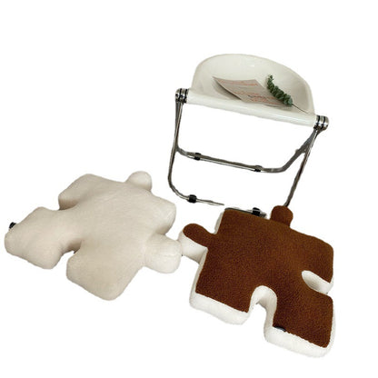 Nordic Style Black and White Puzzle Pillow Seat Cushion Home Sofa Cushion Tatami Foot Pad