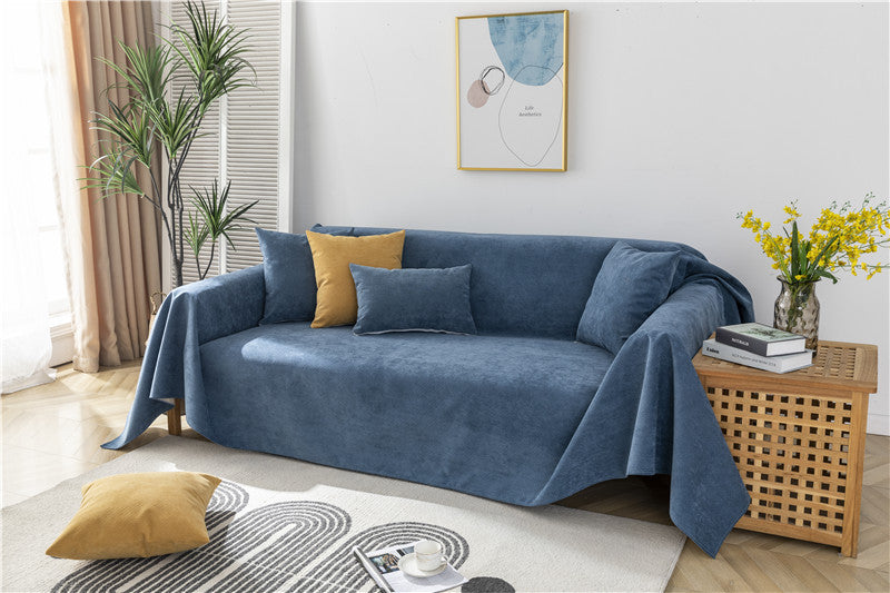 Four Seasons Universal Waterproof Sofa Towel Urine-proof Cat-scratch-proof Sofa Cover Cloth Towel Chenille Non-slip Non-sticky Sofa Cover
