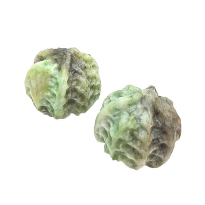 Nanyang Jade Dushan Jade Walnut Wen Play Fitness Ball Hand Handpiece Men's Hand-carved Pair of Natural Mono Jade