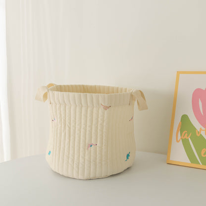Ins Storage Basket Baby Diaper Clothes Toy Fixing Bag Bedding Storage Multi-use Storage Bag