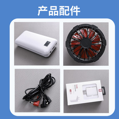 Summer Cooling Air-Conditioned Clothing for Men, Refrigeration Clothing with Fan, Welding Site Heatstroke Prevention Labor Protection Work Clothes