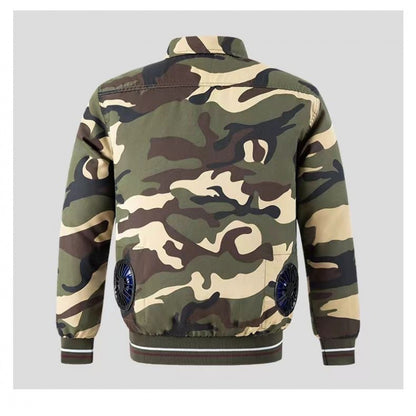 25 New Air-conditioning Clothes with Fan Outdoor Work Air-conditioning Shirt Factory Direct Cross-border Wholesale Exclusive