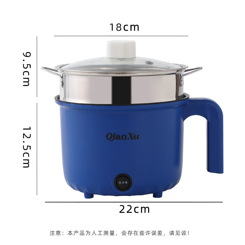 Multifunctional Electric Cooking Pot Household Cooking Electric Hot Pot All-In-One Pot for 1-2 People Student Dormitory Small Mini Electric Pot