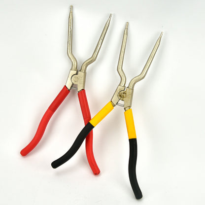 11 inch circlip pliers with plastic red handle straight elbow hardware tool pliers Samsung LG washing machine removal tool