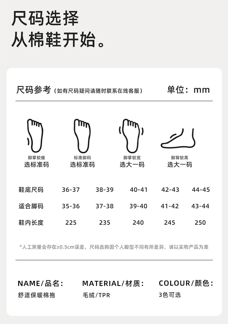 2025 New Cotton Slippers for Women, Retro Chanel Style, Winter Warm Non-Slip Indoor Slippers for Couples, Home Use for Men