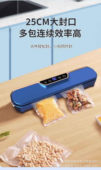 Automatic Vacuum sealing machine food packaging machine small fresh-keeping sealing machine household plastic sealing machine vacuum group purchase
