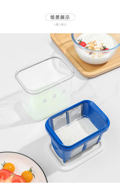 Cross-border yogurt filter homemade Greek yogurt machine cold extraction whey separator cheese soy milk cleaning net artifact