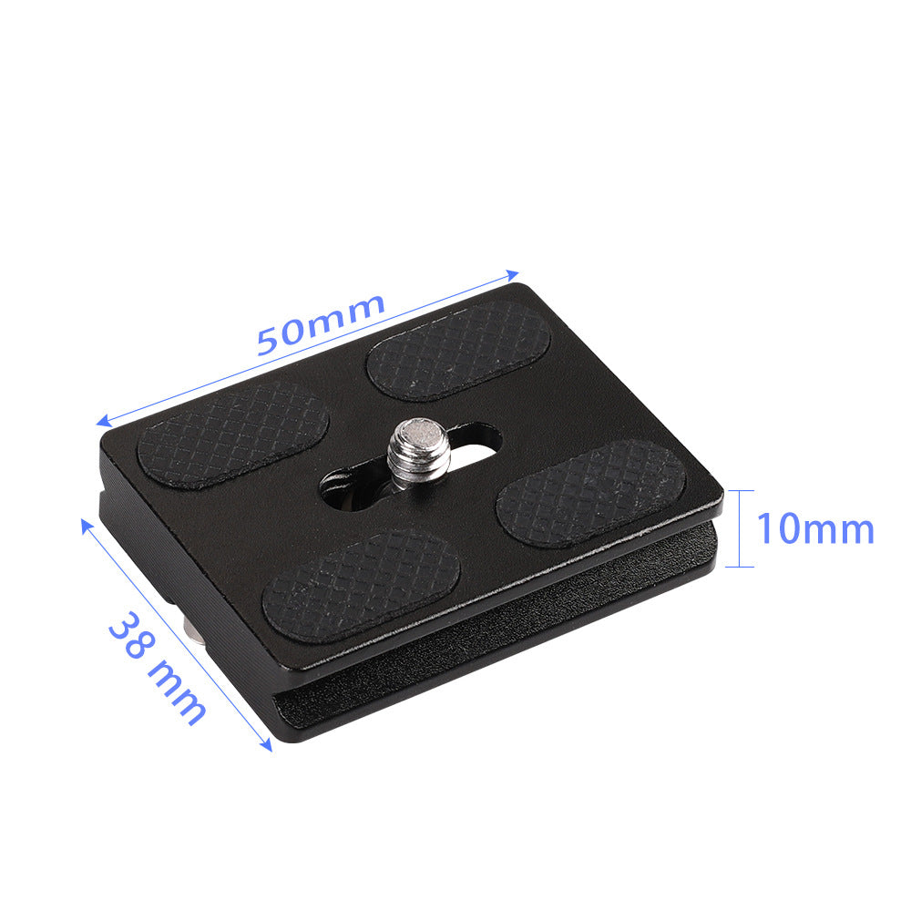 Wholesale Slr Quick Release Plate Camera Aluminum Alloy Pu60 Base Ptz Pu Base Plate Universal Quick Release Plate Quick Release Seat